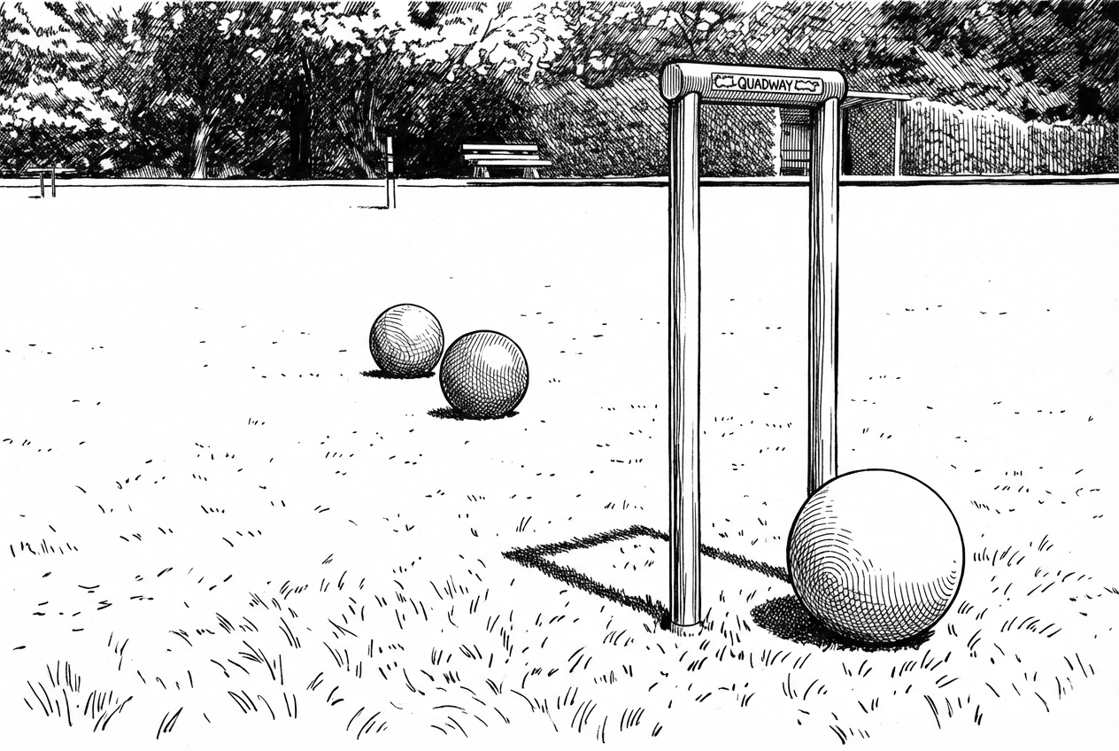 Croquet court diagram